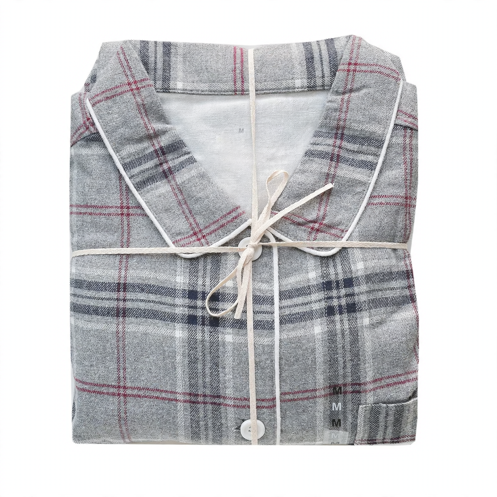 Flannel pajamas, brushed, for couples