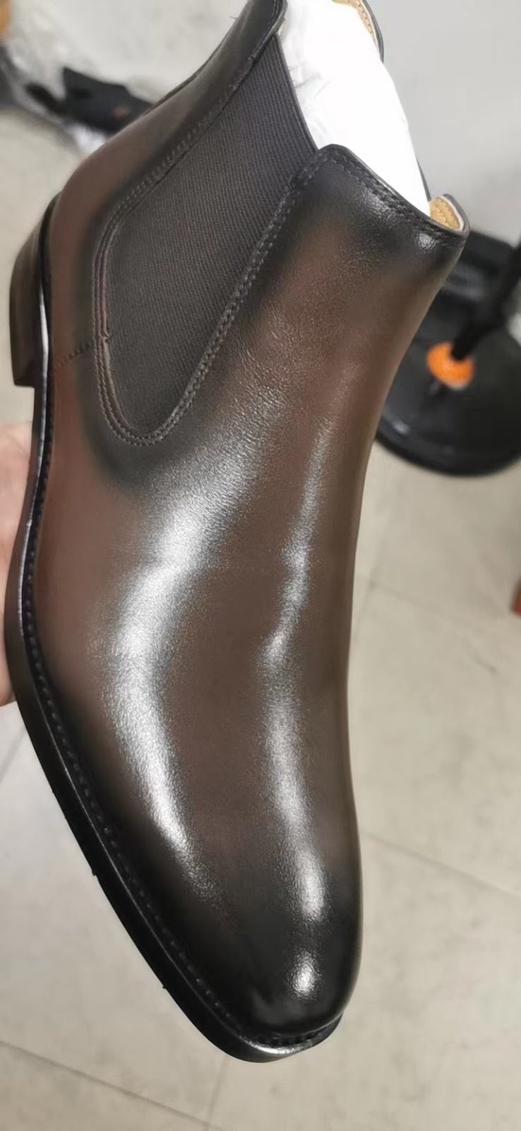 Men's Chelsea Boots made of Genuine Leather, Business-Casual