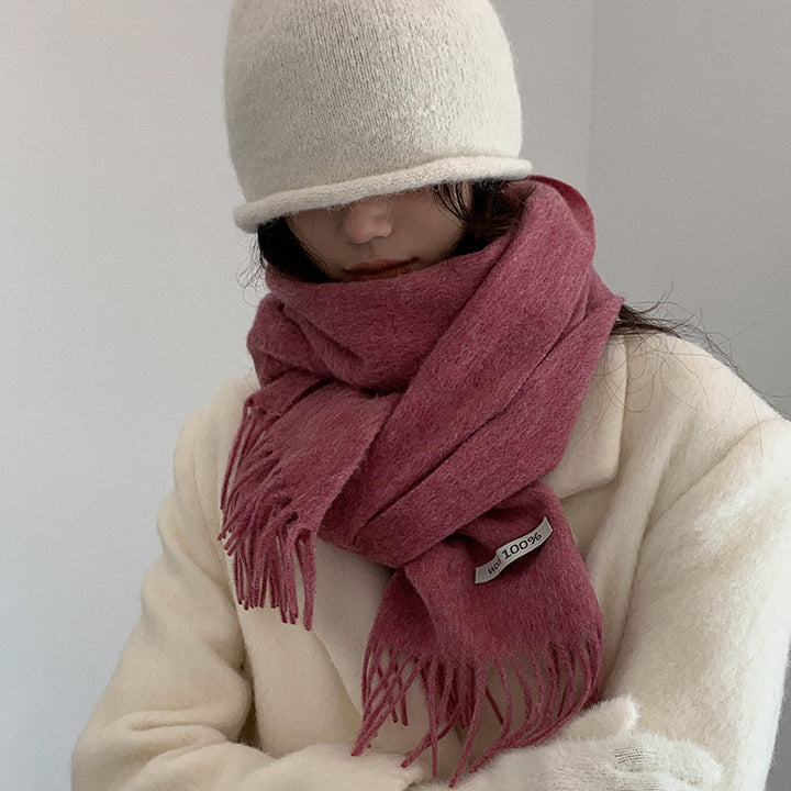 Wool scarf and shoulder wrap, 70x200 cm