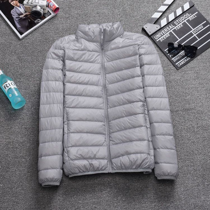 Light men's winter jacket, padded