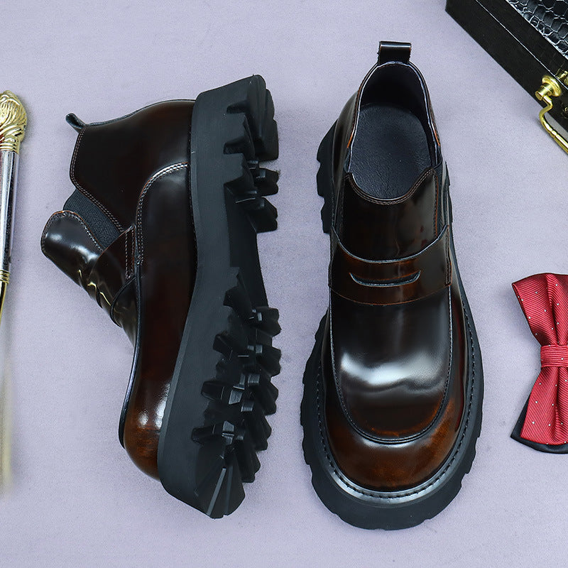 Business-Chelsea-Boots made of smooth leather