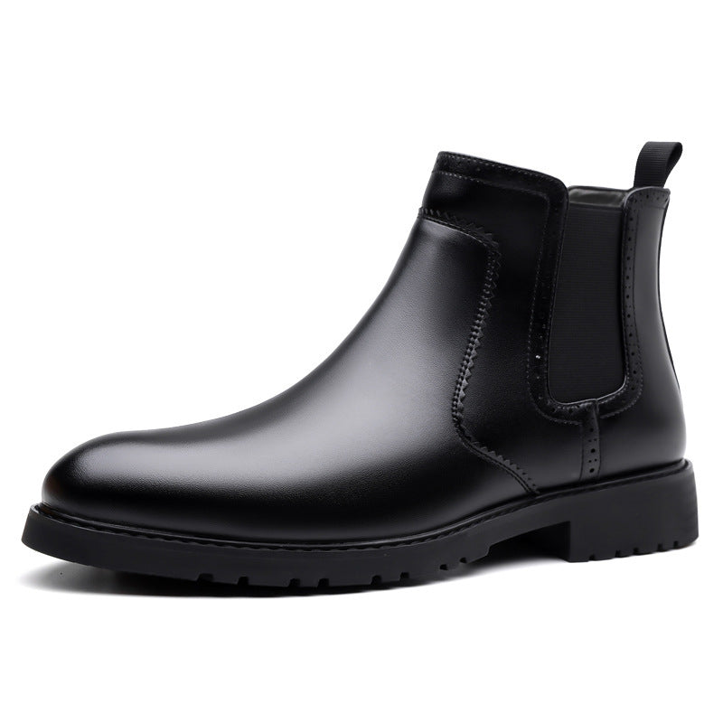 Elegant men's Chelsea boots, business