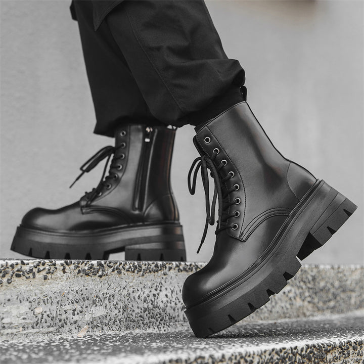 Men's Chelsea boots with platform sole, 7368-R