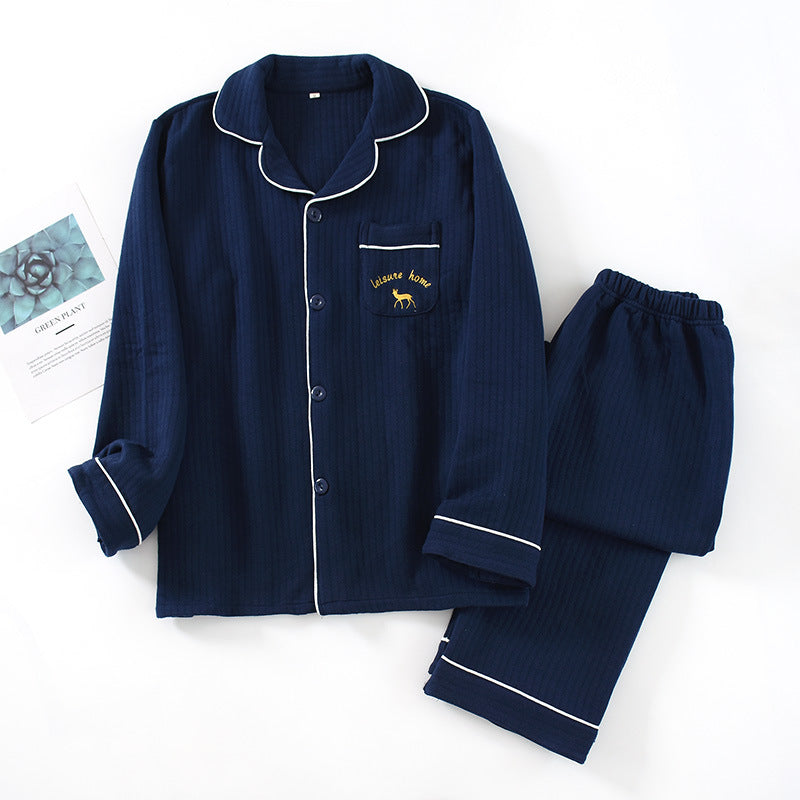 Men's house suit made of air layer material