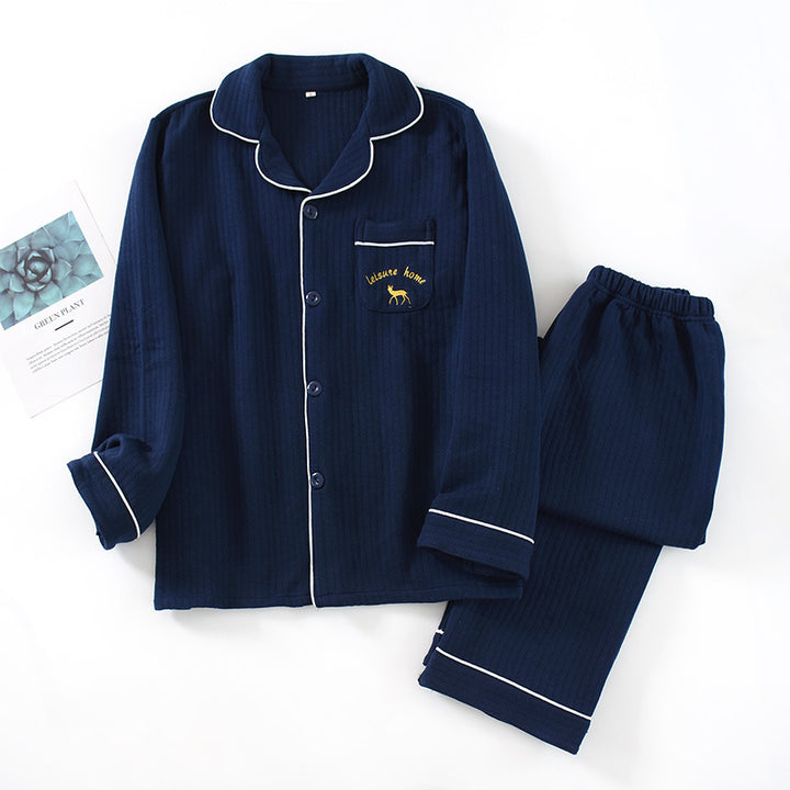 Men's house suit made of air layer material