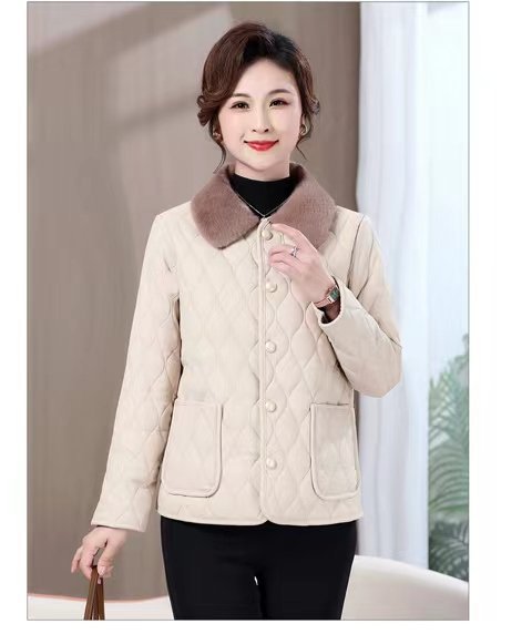 Women's winter jacket, padded, for mothers, elegant
