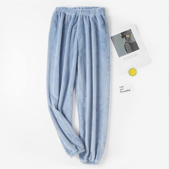 Women's house and sleep pants, lined, winter