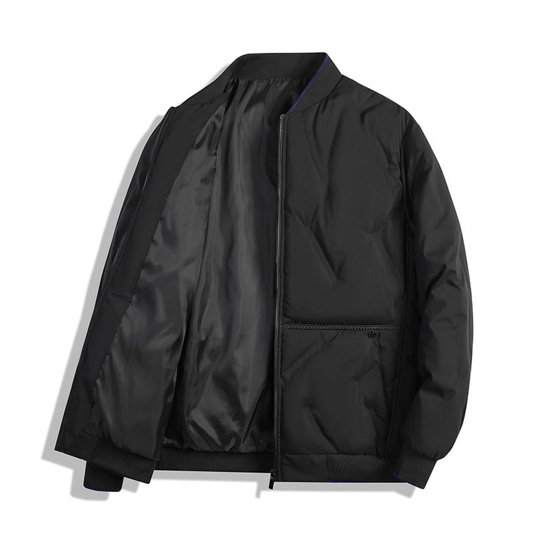 Men's winter jacket, insulated, reversible