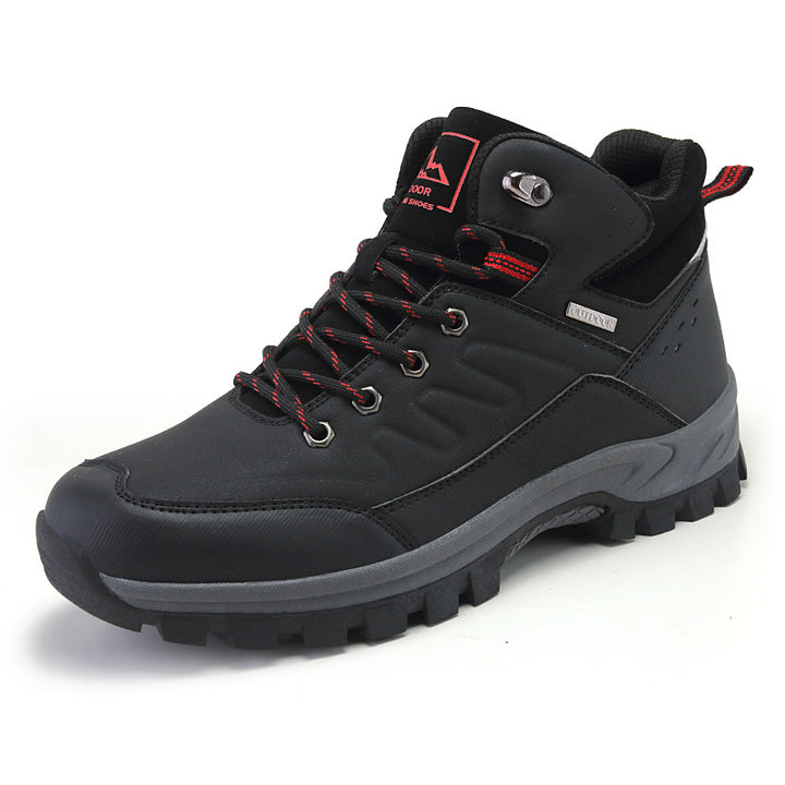 Insulated outdoor winter boots, non-slip and lightweight