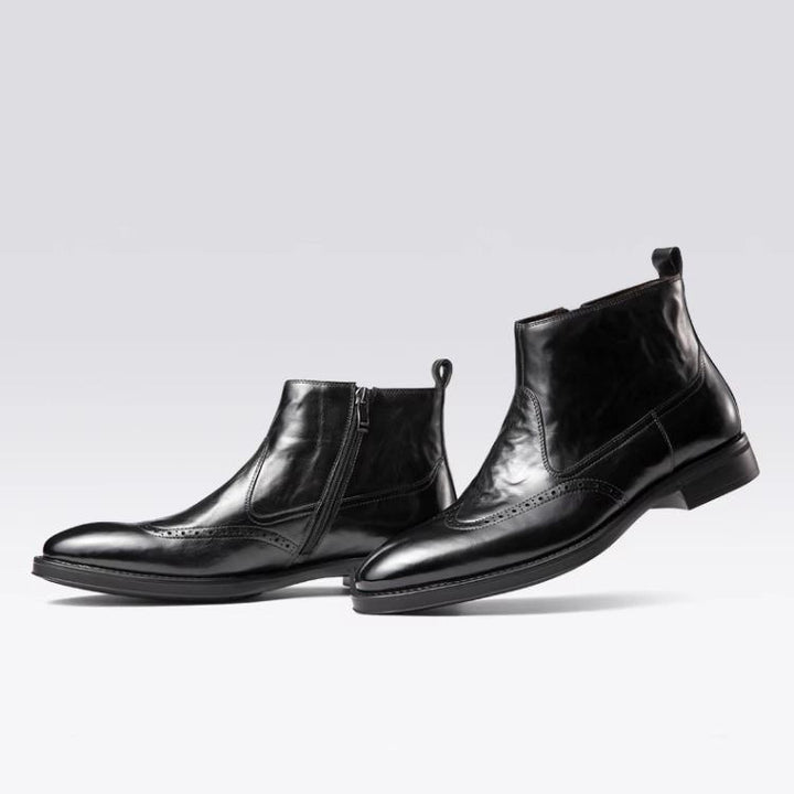 Retro Chelsea boots with warm lining