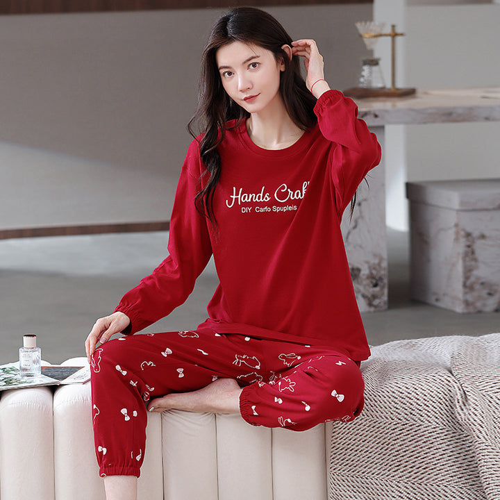 Reversible cotton pajamas, long sleeves