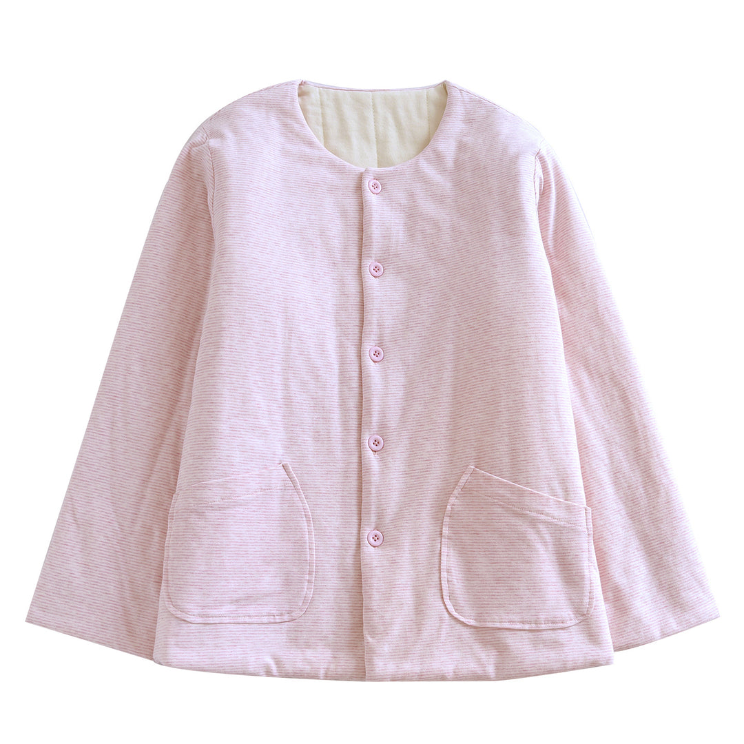 Light women's quilted jacket with cotton filling
