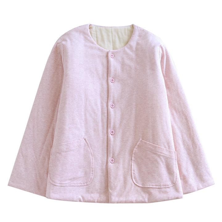 Light women's quilted jacket with cotton filling