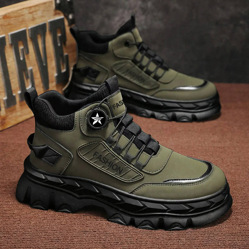 Warm men's winter boots in a casual style