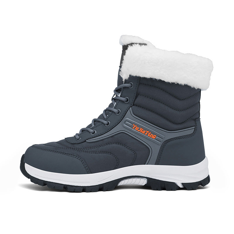 Padded winter boots, short, for men and women