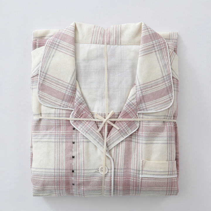 Japanese Flannel Pajama Set for Couples