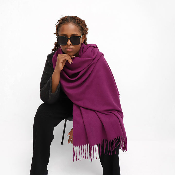 Ladies' Scarf, solid color, 70x200cm