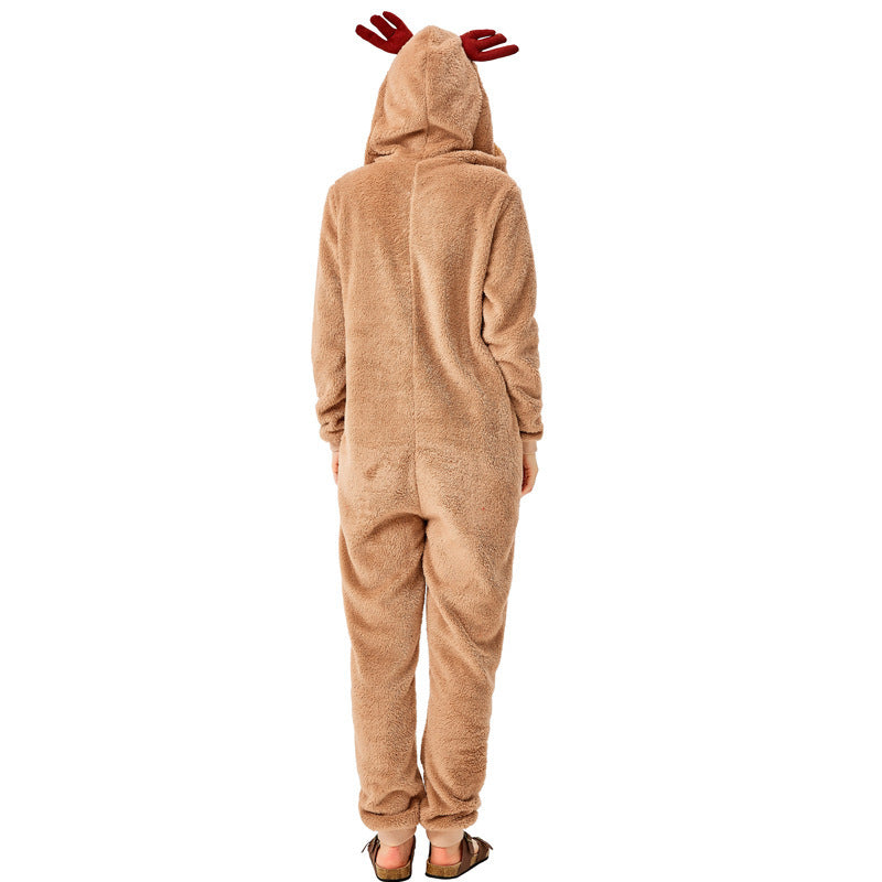 Reindeer Pajamas for Women, loose fit