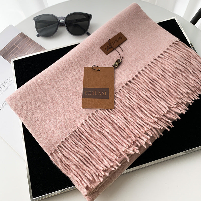 Women's Scarf, solid color, 190x70cm