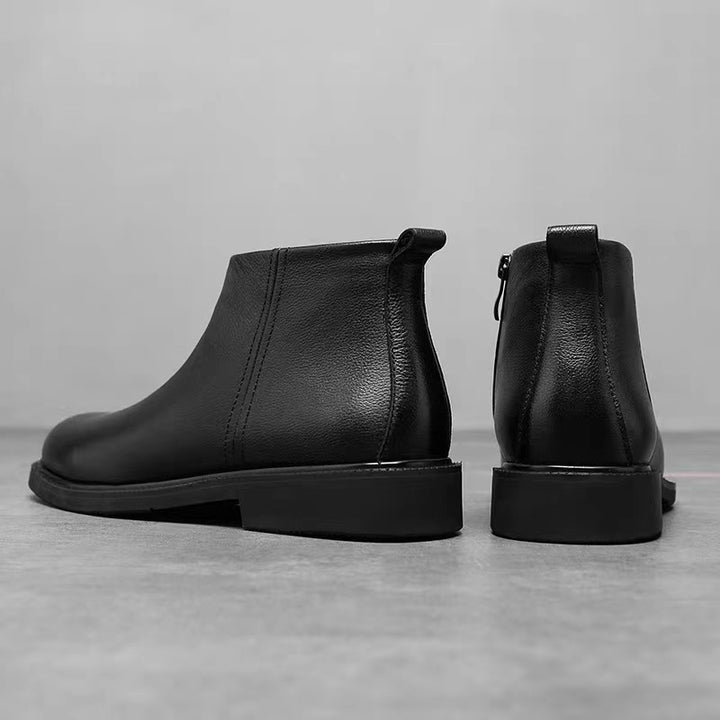 Men's Chelsea boots, European style, round