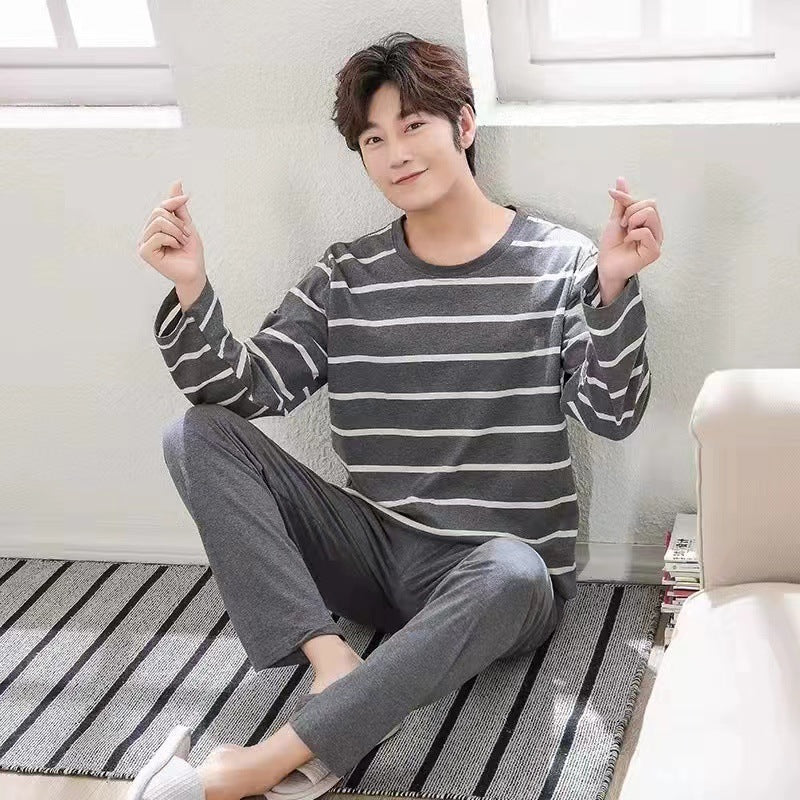 Men's Pajama Set, long-sleeved, lightweight and comfortable