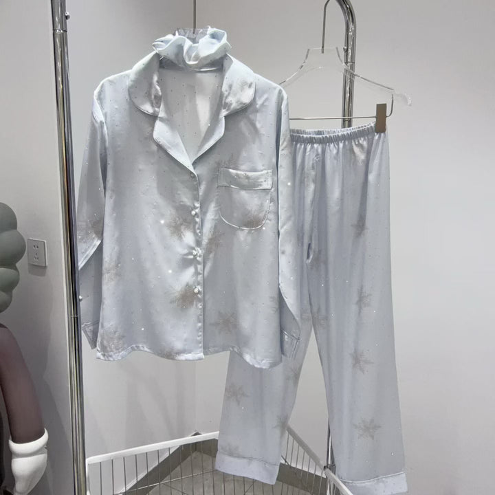 Women's pajamas made of island fleece, winter edition