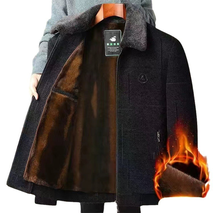 Men's Winter Jacket, Chenille, lined, for seniors