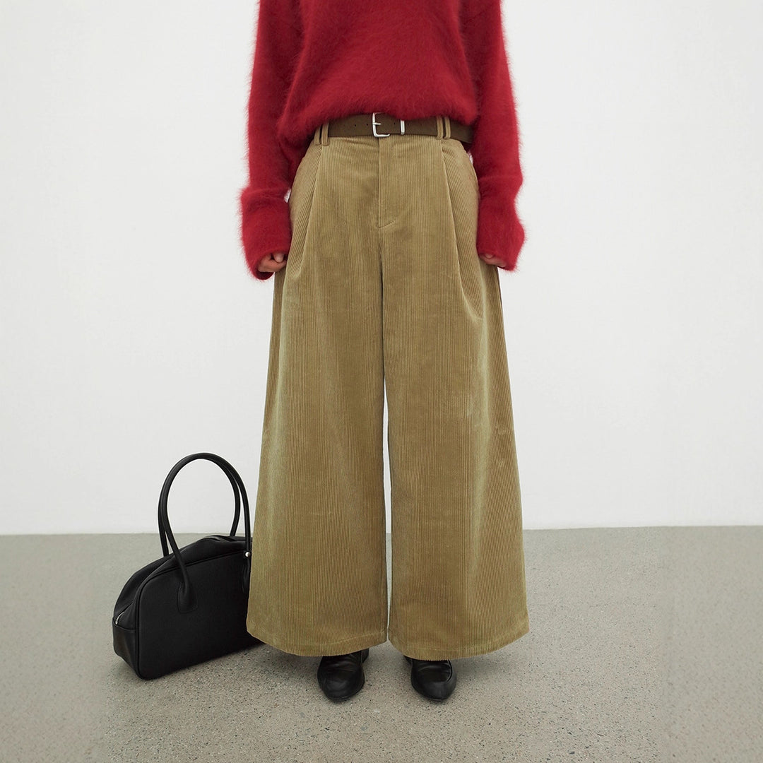 Padded women's corduroy trousers, 03416