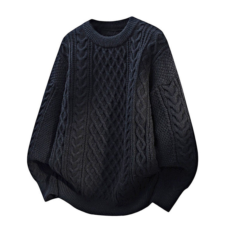 Men's cable knit sweater
