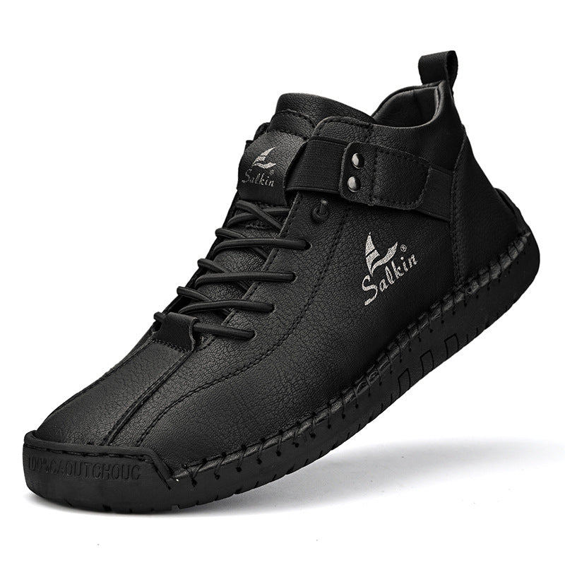 Light men's casual boots, breathable