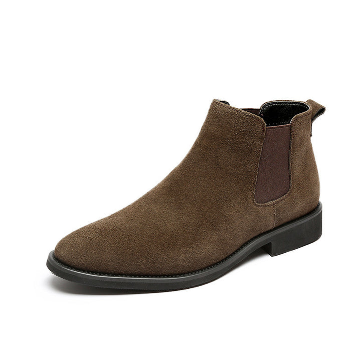 Men's Chelsea Boots, Leather, Lined, S18-J