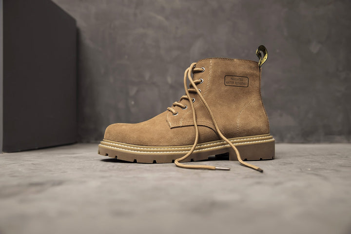 Men's wedge boots in British style