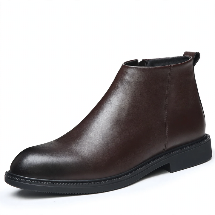 Men's Chelsea Boots, Genuine Leather, Lined, Warm