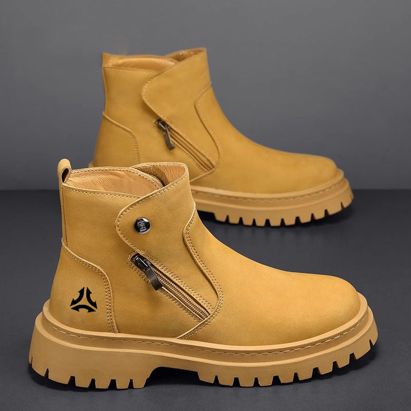 Men's work boots in British style