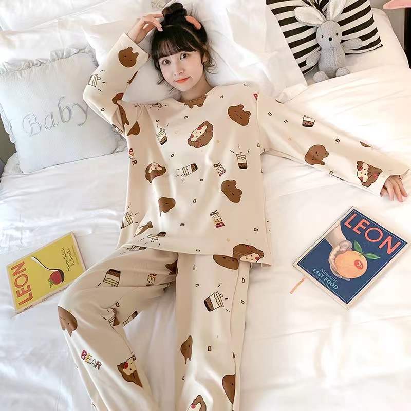 Women's house suit, long-sleeved, versatile