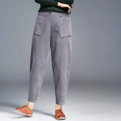Women’s harem-style cord pants