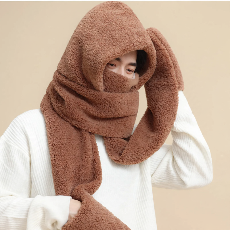 Winter Set for Men: Beanie, Scarf and Gloves