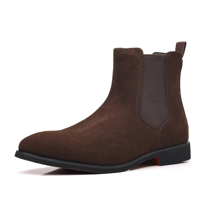 Elegant men's Chelsea boots, pointed