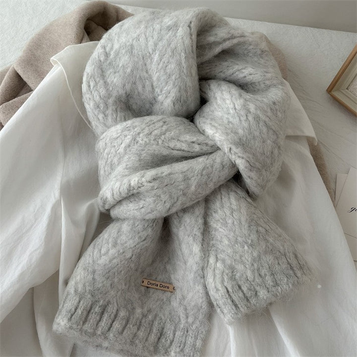 Alpaca wool scarf, 163 cm