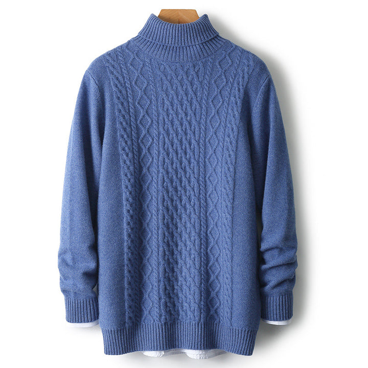 Warmer turtleneck sweater made of 100% merino wool