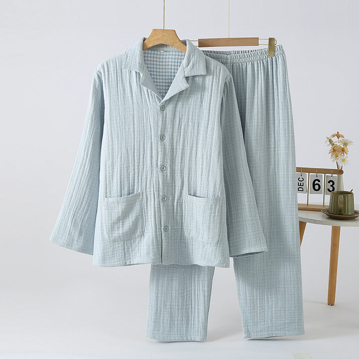 Cotton pajamas, 4-layer, for couples