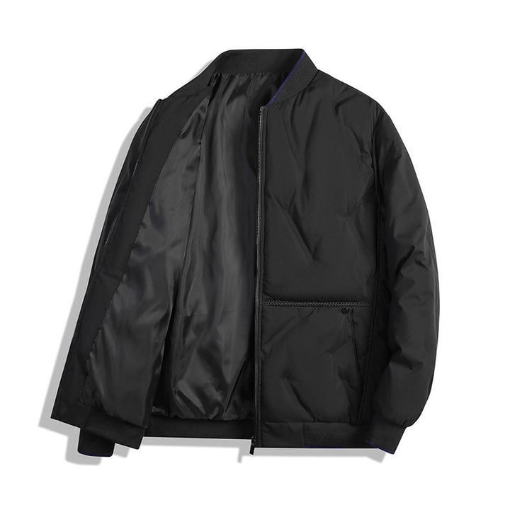 Men's winter jacket, insulated, reversible