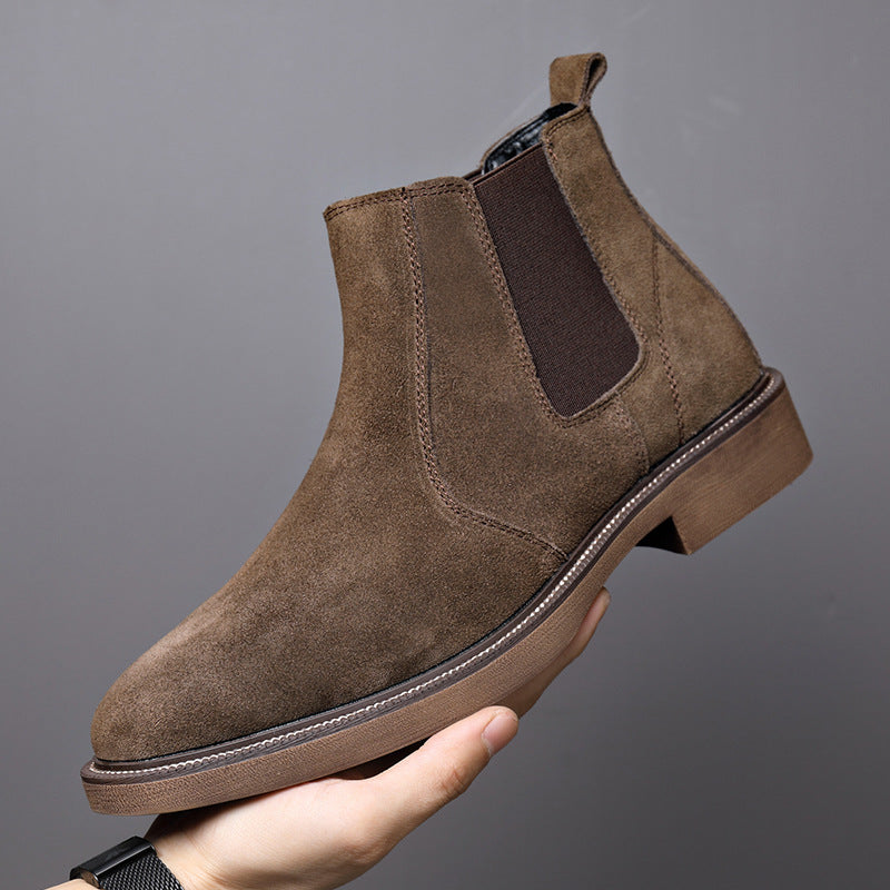 Men's Chelsea Boots, calf leather, lined, pointed