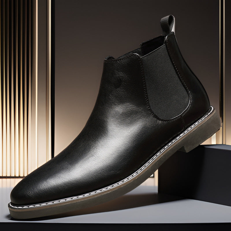 Men's Chelsea Boots in British Vintage Style