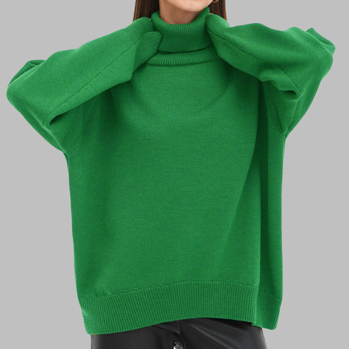 Casual turtleneck sweater in classic design