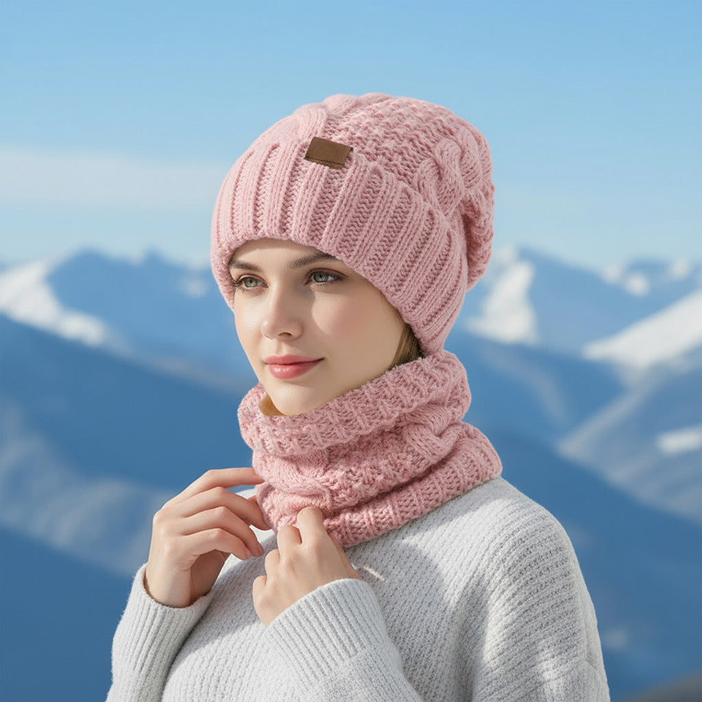 Winter Set: Knit beanie and scarf