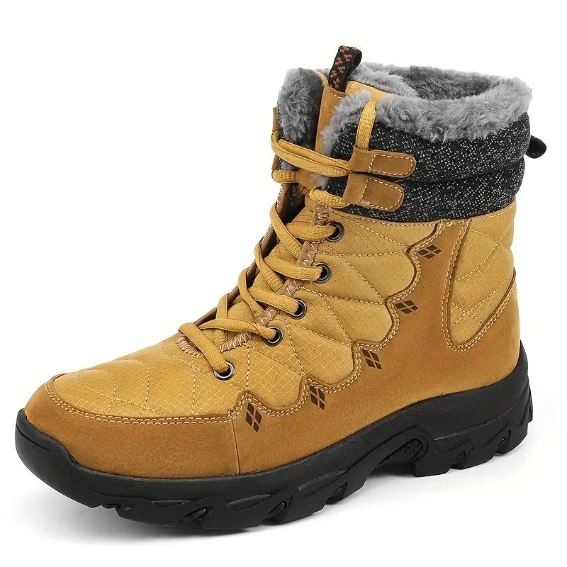 Men's winter boots with platform sole, 2026