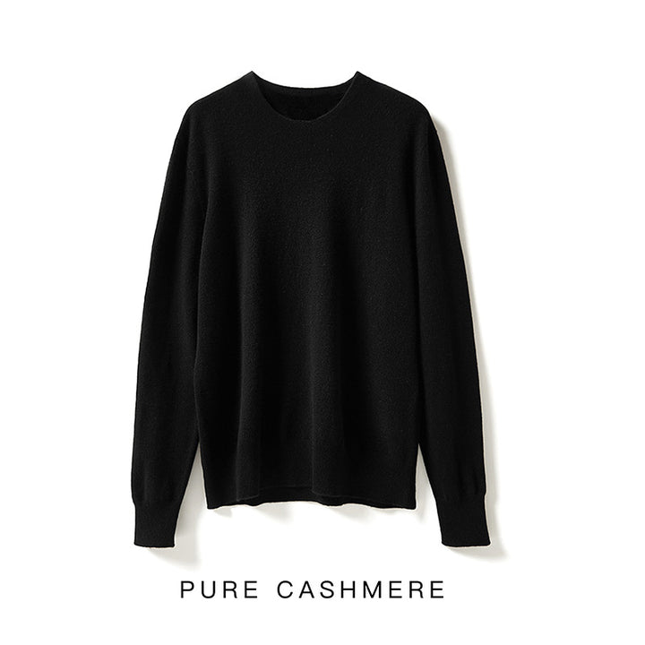 Men's knitted sweater made of 100% wool, loose fit