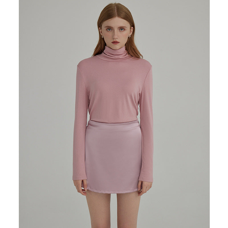 Women's Long Sleeve Base Layer Shirt, Solid Color