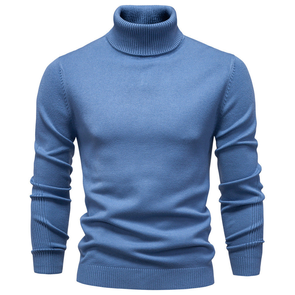 Men's Turtleneck Sweater, simple and modern